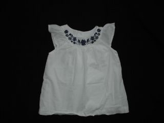Nice Girls Old Navy White Swing Top Size 5T
