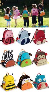 Cartoon Lovely Children Book Bags School Bag Animal Zoo Backpack Shoulder Bag