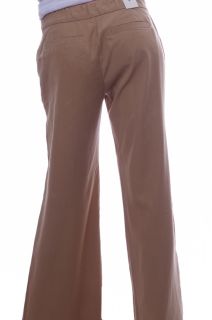 Womens Old Navy Tencel Khaki Light Brown Chinos Wide Leg Pants Size 4 New