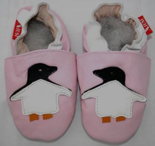 Soft Sole Leather Baby Girl's Crib Shoes Size 4 5 6 7 8