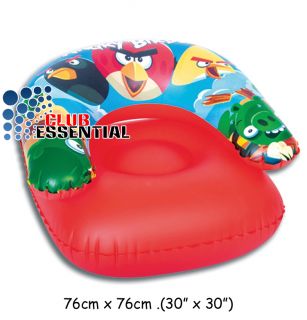 Children's Kids Inflatable Chairs Angry Birds Spiderman 30" x 30"