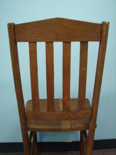 2 Antique Wood Slat Dining Chairs Tall Rustic Old Chair Chicago Wooden Solid