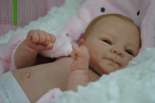 Bespoke Babies 'Coco Malu' Elisa Marx Reborn Baby Girl Mr Hair Tummy Plate