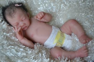 Beautiful Full Body Solid Silicone Baby Girl Doll Sarah Beth by Olivia Stone
