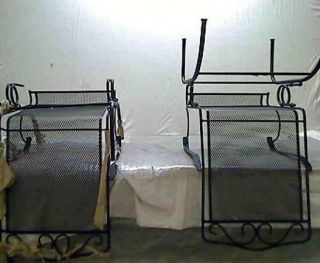 Plantation Patterns Napa 2 Piece Wrought Iron Dynalounge Patio Chair Set Black On Popscreen