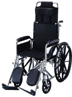 Roscoe Reclining Wheelchair Recliner Wheel Chair 18"W