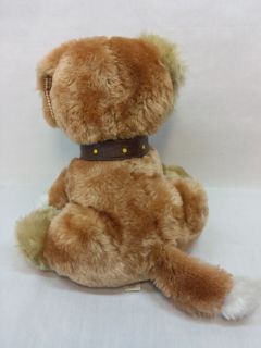 Vintage Avon Plush "I Love You" Puppy Dog Gingham Pads Inside Ears Works