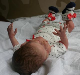 Reborn Micro Preemie Baby Sprout Laura Lee Eagles Baby Lil' Beans Doll Baby Girl