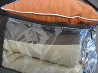 Bryan Keith Bedding Palisades 9 PC Queen Reversible Comforter Set Orange Brown