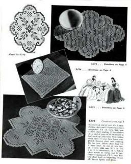 Crochet Patterns Doily Lace Centerpiece Rooster Filet