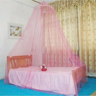 Elegant Lace Bed Canopy Netting Curtain Fly Midges Insect Cot Mosquito Net