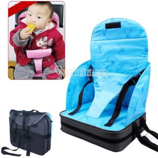 W3LE Portable Toddlers Dining Chair Booster Fold Up Seat Cushion Bag Hot Baby