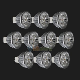 10 x 4W Warm White MR16 12V 320LM Energy Saving LED Light Bulb Spot Lamp Bulb