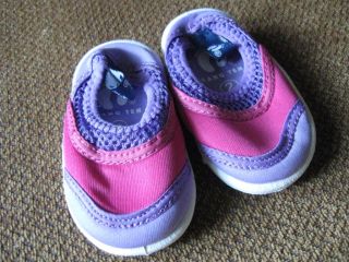 Baby Girl Infant Shoes Baby Water Shoes Size 2 Pink Purple Hard Bottoms