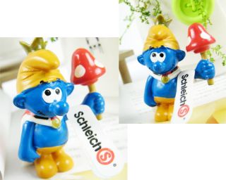 New 5 Pcs Lovly PVC Racing Car Smurfs Collection Figure
