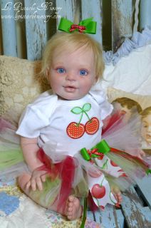 Reborn Doll Fake Baby Girl New Release Candy RuBert Photo Contest Winner LPN