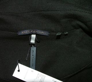 Elie Tahari Gray Black Jacket Womens Size Small New Cody Knit Track Stretch