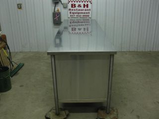 96" x 30" Heavy Duty Stainless Steel Cabinet Work Prep Table 8'