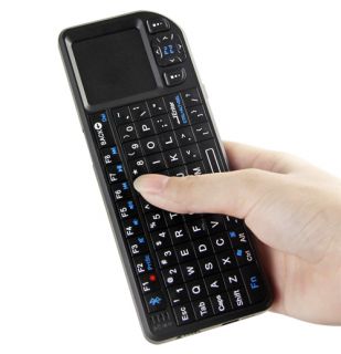 New Mini Wireless Bluetooth Keyboard Keypad Touchpad for Google TV PC