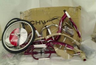 Schwinn Meridian Adult 26 inch 3 Wheel Bike Black Cherry 19" Frame $399 99