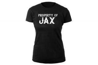 Property of JAX SAMCRO Anarchy Tee Sons of SOA Womens Girls Next Level T Shirt