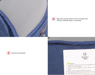 New in Box Blue Hot Baby Carrier Toddler Backpack Hip Seat Carrier 3 38 Months