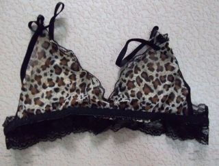 3pc Sexy Women Girl Leopard Lace Bust Bra Skirt Thong G String Set Lingerie New