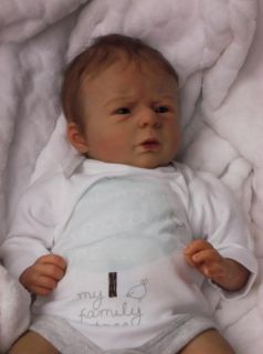 Clare's Babies Stunning Reborn Baby Boy Doll Angel by Olga Auer Sold Out