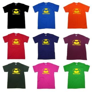 Buttman Funny Batman PARODY DC Comics Super Hero T Shirt 8 Sizes 9 Colors