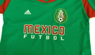 Adidas Futbol Soccer Mexico Team Green Jersey Toddler Size S4PCB MX Green Red