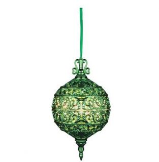 11" Outdoor Lighted Pre Lit Hanging Christmas Ornament Holiday Yard Decoration