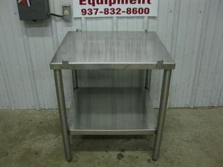 23" x 25" Stainless Steel Heavy Duty Equipment Stand Bread Slicer Table