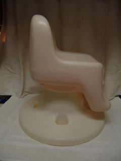 Nice Little Tikes Child Size Beauty Salon Swivel Chair Pink White Free SHIP