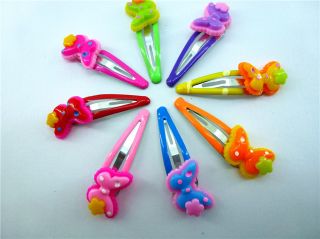 50pcs Assorted Girl Baby Toddler Kid Favour Dancing Hair Clips for Kids