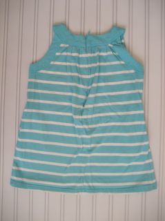 Baby Gap 2T Blue Striped Dress Spring Summer Classic 