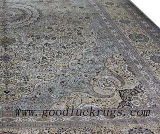14'x20' Oversize Palace Handmade 100 Pure Silk Oriental Persian Tabriz Area Rug