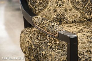 Ferguson Copeland Directoire Upholstered Lounge Chair