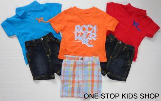 Rocawear Infant Boys 3 6 9 12 18 24 Months Outfit Set Shirt Shorts