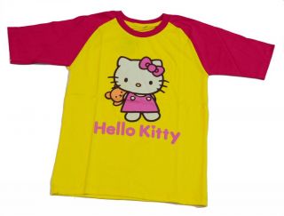 New Baby Toddler Kids Girls T Shirt Clothes Pink "Kitty" Summer Softball Design
