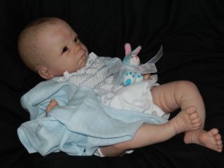Stunning Lifelike Reborn Baby Doll Dani by Linda Murray Full Torso Painted Hair