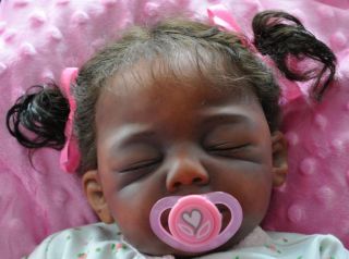 Gorgeous Ethnic AA Reborn Baby Topaz Baylee by Lorna Miller Sands