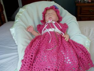OOAK Le Beautiful Newborn Baby Doll Grace Realistic Sleeping Baby