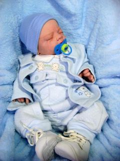 Adorable Newborn Reborn Baby Doll Boy Grace Sculpt by Tina Kewy 26 500