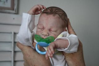 OOAK Reborn Baby Girl Newborn Ultra Realism Tummy Plate