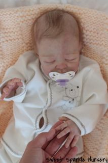 Reborn Baby Doll Lincoln Lifelike Real Skin Effect Full Torso by Laura L Eagles