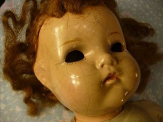 Madame Alexander Composition Doll Character Baby 1936 Crier Cloth Body TLC