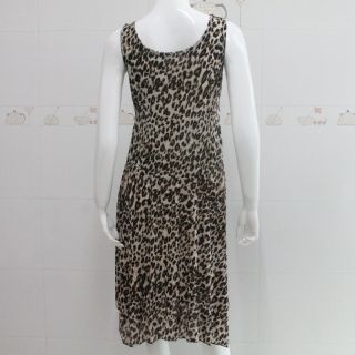Fashion Women Breathable Cool Sexy Leopard Grain Pajamas Nightgown Dress Skirt