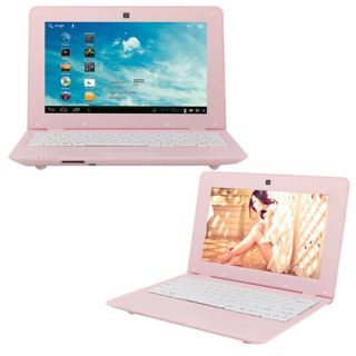 New 10 1" VIA8850 4GB Mini Notebook Netbook Android 4 0 1 5GHz WiFi Camera Pink