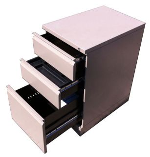 3 Drawer Heavy Duty Filing Cabinet for Office Cubicles Stations 28"H x 15"W