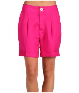 Karen Kane Pleated Cuff Short in Bright Pink $26.99 (  MSRP $